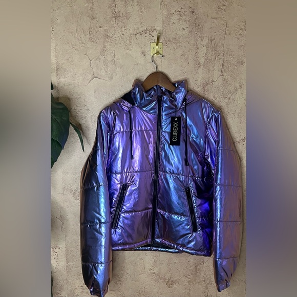Club Exx Jackets & Blazers - Dollskill “Club Exx” SPACE BAE ESCAPADE PUFFER JACKET